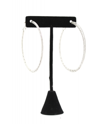 Fashion Hoop Earrings EH702760 SILVER